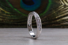 Load image into Gallery viewer, Diamond set Band, 60% set with top grade Round cut Diamonds