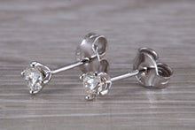 Load image into Gallery viewer, Simple Everyday Wear Diamond Solitaire Stud Earrings
