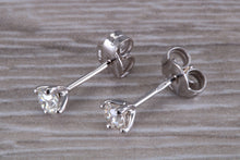 Load image into Gallery viewer, Simple Everyday Wear Diamond Solitaire Stud Earrings