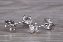 Load image into Gallery viewer, Timeless Diamond Solitaire Stud Earrings