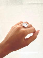 Load image into Gallery viewer, Natural Diamond set ladies Cocktail ring. natural diamonds and 18ct gold. Dress, cocktail, anniversary,statement ring. Perfect Gift idea