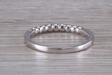 Load image into Gallery viewer, Half Circle Diamond set White Gold Band