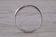 Load image into Gallery viewer, Diamond Crossover set White Gold Ring