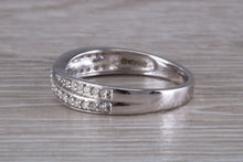 Load image into Gallery viewer, Diamond Crossover set White Gold Ring