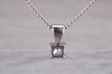 Load image into Gallery viewer, Simple Diamond Solitaire set White Gold Necklace