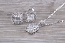 Load image into Gallery viewer, Diamond Earrings with Matching Diamond Necklace