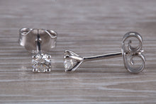 Load image into Gallery viewer, Simple Everyday Wear Diamond Solitaire Stud Earrings