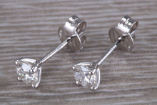 Load image into Gallery viewer, Timeless Diamond Solitaire Stud Earrings