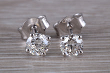 Load image into Gallery viewer, Timeless Diamond Solitaire Stud Earrings