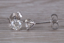 Load image into Gallery viewer, Timeless Diamond Solitaire Stud Earrings