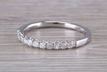 Load image into Gallery viewer, Half Circle Diamond set White Gold Band