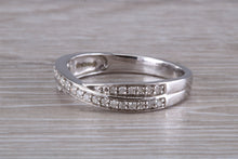 Load image into Gallery viewer, Diamond Crossover set White Gold Ring
