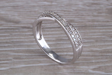 Load image into Gallery viewer, Diamond Crossover set White Gold Ring