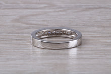 Load image into Gallery viewer, Half carat Princess cut Diamonds set Eternity Ring