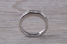 Load image into Gallery viewer, Half carat Princess cut Diamonds set Eternity Ring