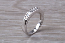 Load image into Gallery viewer, Half carat Princess cut Diamonds set Eternity Ring