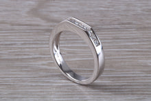 Load image into Gallery viewer, Half carat Princess cut Diamonds set Eternity Ring