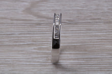 Load image into Gallery viewer, Half carat Princess cut Diamonds set Eternity Ring