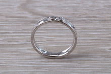 Load image into Gallery viewer, 4 mm Wide Diamond set 18ct White Gold Band