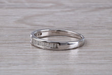 Load image into Gallery viewer, Traditional Baguette cut Diamond Eternity Ring