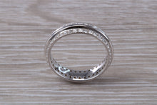 Load image into Gallery viewer, Very Dressy Double Full Circle Diamond set Band