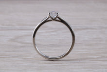 Load image into Gallery viewer, Minimalist and Petite Diamond Solitaire