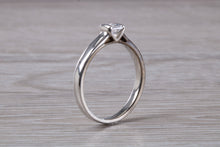Load image into Gallery viewer, Minimalist and Petite Diamond Solitaire