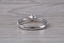 Load image into Gallery viewer, Petite and Simple Round cut Diamond Solitaire