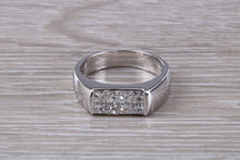 Load image into Gallery viewer, Chunky and Sleek Gents Diamond Dress Ring