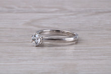 Load image into Gallery viewer, Classic six claw Certified Diamond Solitaire