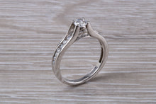 Load image into Gallery viewer, Dressy Diamond set Platinum Engagement Ring