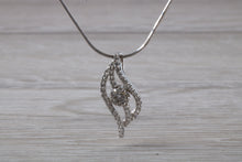 Load image into Gallery viewer, Dressy Diamond set 18ct White Gold Necklace