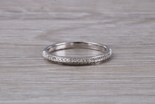 Load image into Gallery viewer, Double Edge set Diamond Eternity Ring