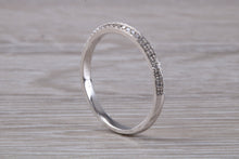 Load image into Gallery viewer, Double Edge set Diamond Eternity Ring