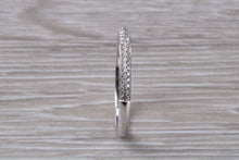 Load image into Gallery viewer, Double Edge set Diamond Eternity Ring