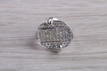 Load image into Gallery viewer, Natural Diamond set ladies Cocktail ring. natural diamonds and 18ct gold. Dress, cocktail, anniversary,statement ring. Perfect Gift idea