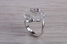 Load image into Gallery viewer, Natural Diamond set ladies Cocktail ring. natural diamonds and 18ct gold. Dress, cocktail, anniversary,statement ring. Perfect Gift idea