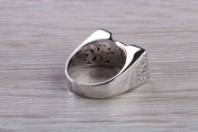 Load image into Gallery viewer, Natural Diamond set ladies Cocktail ring. natural diamonds and 18ct gold. Dress, cocktail, anniversary,statement ring. Perfect Gift idea