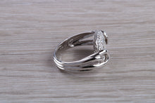 Load image into Gallery viewer, Natural Diamond set ladies Cocktail ring. natural diamonds and 18ct gold. Dress, cocktail, anniversary,statement ring. Perfect Gift idea