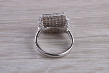 Load image into Gallery viewer, Natural Diamond set ladies Cocktail ring. natural diamonds and 18ct gold. Dress, cocktail, anniversary,statement ring. Perfect Gift idea