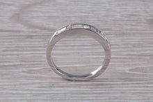Load image into Gallery viewer, Traditional Half carat Baguette and Round cut Diamond Band