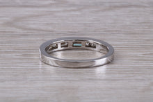 Load image into Gallery viewer, Traditional Half carat Baguette and Round cut Diamond Band