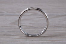 Load image into Gallery viewer, Princess cut Diamond set 18ct White Gold Band