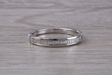 Load image into Gallery viewer, Traditional Baguette cut Diamond Eternity Ring
