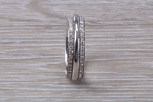 Load image into Gallery viewer, Very Dressy Double Full Circle Diamond set Band
