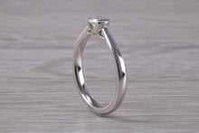 Load image into Gallery viewer, Petite and Simple Round cut Diamond Solitaire