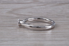 Load image into Gallery viewer, Petite and Simple Round cut Diamond Solitaire