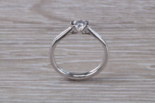 Load image into Gallery viewer, Petite and Simple Round cut Diamond Solitaire