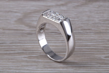 Load image into Gallery viewer, Chunky and Sleek Gents Diamond Dress Ring