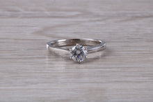 Load image into Gallery viewer, Classic six claw Certified Diamond Solitaire